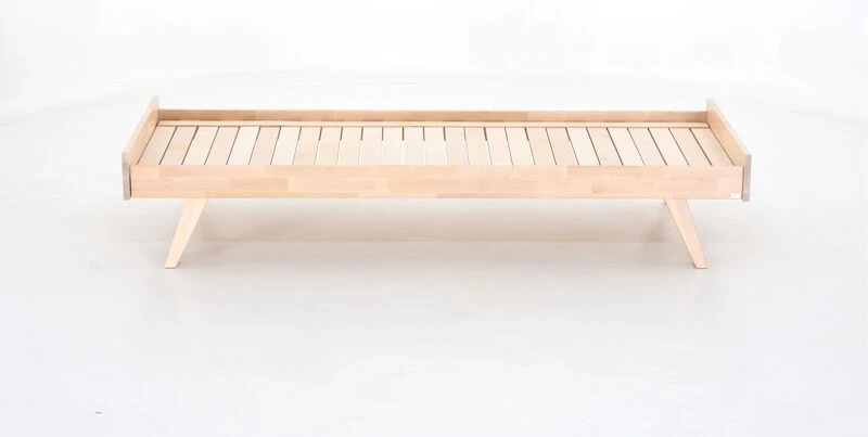 Kiteen Notte Vuodesohvan Runko Ilman Käsinojia 190x75/140, Koivu/lakattu - Image 2