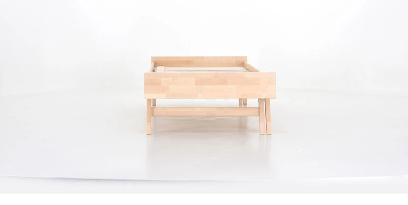 Kiteen Notte Vuodesohvan Runko Ilman Käsinojia 190x75/140, Koivu/lakattu - Image 5