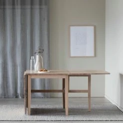 Rowico Brocton Ruokapöytä 100x80/150/220 Cm Valkopesty Tammi -Veke Myymälä Rowico Brockton poyta