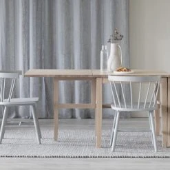 Rowico Brocton Ruokapöytä 100x80/150/220 Cm Valkopesty Tammi -Veke Myymälä Rowico Brocton ruokapoyta80 150 220 cm valkopesty tammi 9