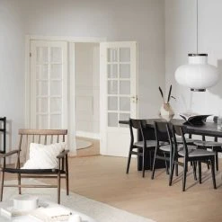 Rowico Emmett Ruokapöytä 240x95 Cm Musta Saarni