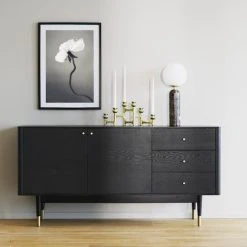 Rowico Fenwood Senkki 160 Cm Musta 10 Rowico Fenwood Senkki 160 Cm Musta -Veke Myymälä Rowico Fenwood senkki musta 6