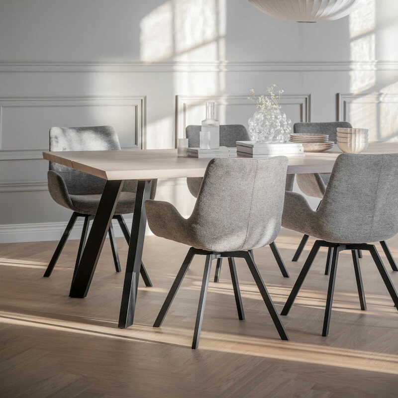 Rowico Fred Ruokapöytä 240x100 Cm Valkolakattu Tammi 7 Rowico Fred Ruokapöytä 240x100 Cm Valkolakattu Tammi - Image 5