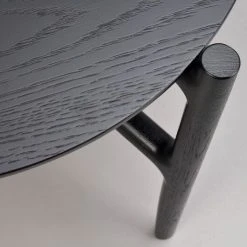 Rowico Holton Sohvapöytä Ø80 Cm Musta -Veke Myymälä Rowico Holton sohvapoyta O80 cm musta 3