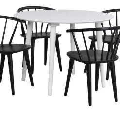 Rowico Lotta Pyöreä Ruokapöytä Ø106cm Valkoinen -Veke Myymälä Rowico Lotta pyorea ruokapoyta O 106 cm valkoinen 2