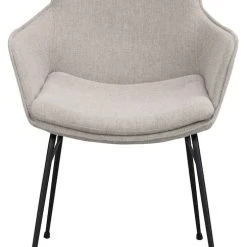 Rowico Lowell Nojatuoli Kangasverhoiltu Harmaa/musta