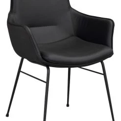 Rowico Lowell Nojatuoli Nahkaverhoiltu Musta -Veke Myymälä Rowico Lowell nojatuoli nahkaverhoiltu musta