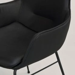 Rowico Lowell Nojatuoli Nahkaverhoiltu Musta -Veke Myymälä Rowico Lowell nojatuoli nahkaverhoiltu musta 5