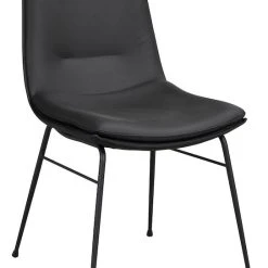 Rowico Lowell Tuoli Nahkaverhoiltu Musta -Veke Myymälä Rowico Lowell tuoli nahkaverhoiltu musta