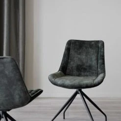 Rowico Rossport Tuoli Samettiverhoilu Vihreä -Veke Myymälä Rowico Rossport tuoli samettiverhoilu vihrea 5