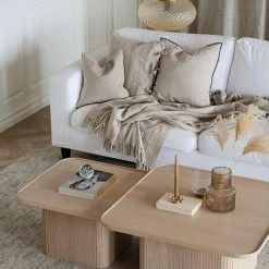 Rowico Sullivan Sohvapöytä 60x60 Cm Valkopesty Tammi -Veke Myymälä Rowico Sullivan sohvapoyta 60x60 cm valkopesty tammi 3