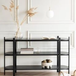 Rowico Tolsona Konsolipöytä Musta -Veke Myymälä Rowico Tolsona konsolipoyta 140x39 cm musta 1