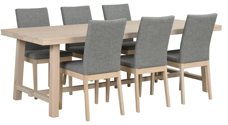 Rowico Brooklyn Ruokapöytä 95x220 Valkoöljytty Tammi 7 Rowico Brooklyn Ruokapöytä 95x220 Valkoöljytty Tammi - Image 5