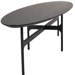 Rowico Colton Ovaali Sohvapöytä 180x50 Cm Musta -Veke Myymälä Rowico colton ovaali sohvapoyta 180x50 cm musta 2