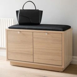 Rowico Confetti Penkki 70x35 Cm Musta -Veke Myymälä Rowico confetti penkki 70x35cm valkopesty tammi musta 3