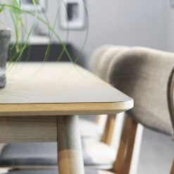 Rowico Dawsone Jatkettava Ruokapöytä 200x90+45 Cm Harmaa/valkopesty Tammi -Veke Myymälä Rowico dawsone ruokapoyta 200x90 cm harmaa valkopesty tammi 3