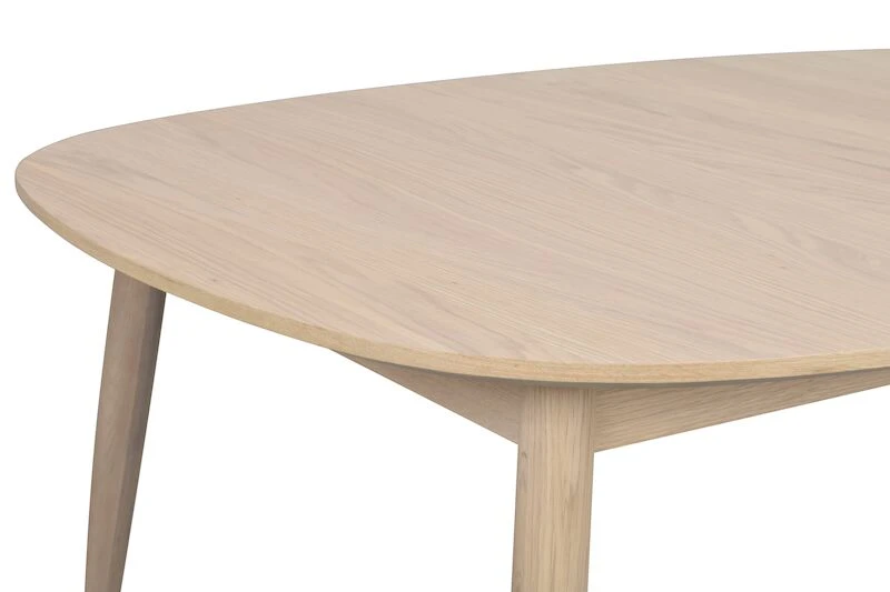 Rowico Dawsone Ovaali Jatkettava Ruokapöytä 160x105 Valkopesty Tammi 5 Rowico Dawsone Ovaali Jatkettava Ruokapöytä 160x105 Valkopesty Tammi - Image 3