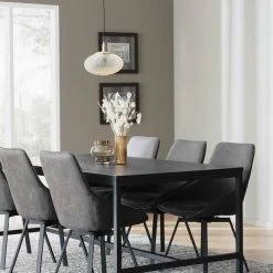 Rowico Everett Ruokapöytä 180x100 Cm Musta -Veke Myymälä Rowico everett ruokapoyta 180x100 musta miljoo