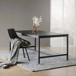 Rowico Everett Ruokapöytä 180x100 Cm Musta -Veke Myymälä Rowico everett ruokapoyta 180x100 musta miljoo2