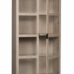 Rowico Everett Vitriini 95x41x195 Cm Valkopesty Tammi -Veke Myymälä Rowico everett vitriini 95x41x195 valkopesty tammi 3