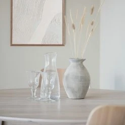 Rowico Filippa Jatkettava Ruokapöytä Pyöreä Ø120-165 Cm Valkoöljytty Tammi