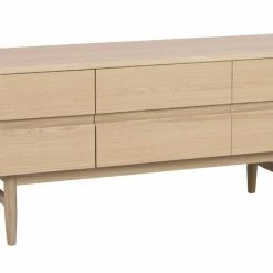 Rowico Moresby Tv-taso 135x40x55 Cm Valkopesty Tammi -Veke Myymälä Rowico moresby tv taso 135x40x55 valkopesty tammi