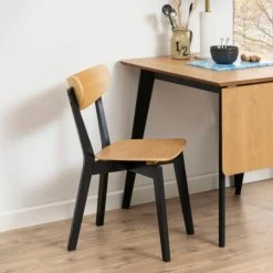 Ei Brändiä Roxby Tuoli Tammi/musta -Veke Myymälä Roxby tuoli tammimusta 9