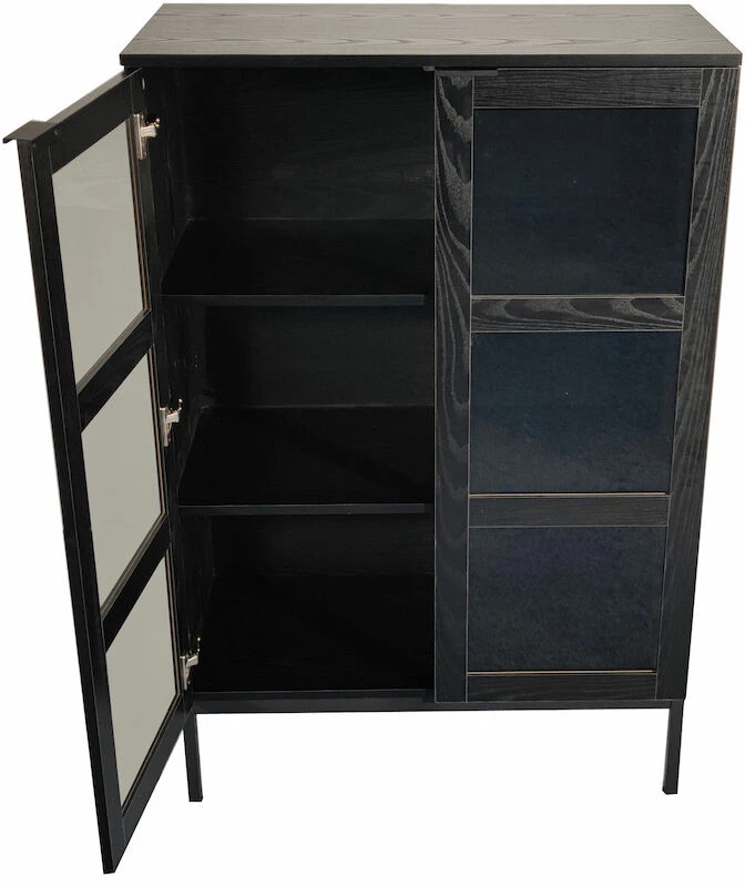 Tenstar Siera Korkea Vitriini 80x40x120 Cm Musta 6 Tenstar Siera Korkea Vitriini 80x40x120 Cm Musta - Image 4