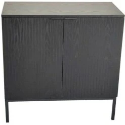 Tenstar Siera Matala Kaappi 80x40x80 Cm Musta -Veke Myymälä Siera ovikaappi matala musta2