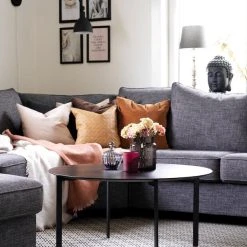 Rowico Spencer Sohvapöytä Ø 90 Cm Musta -Veke Myymälä Spencer sohvapoyta20musta20119272208