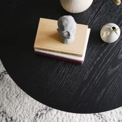 Rowico Spencer Sohvapöytä Ø 90 Cm Musta