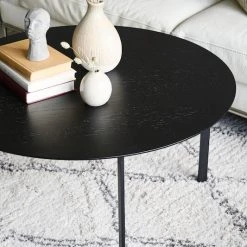 Rowico Spencer Sohvapöytä Ø 90 Cm Musta -Veke Myymälä Spencer sohvapoyta20musta2011927220 5