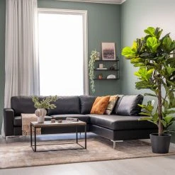 Veke Poukama Sohvapöytä 60x80 Savunharmaa Tammikansi/mustat Metallijalat -Veke Myymälä Toronto avokulmasohva musta nahka miljoossa web 10