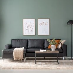 Veke Toronto Divaanisohva Valkoinen Madryt White 910 PU-keinonahka, Metallijalat -Veke Myymälä Toronto divaanisohva musta nahka miljoossa web 7