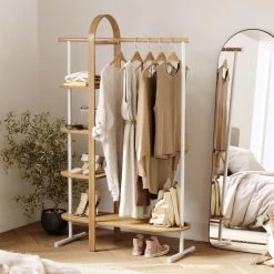 Umbra Bellwood Vaateteline Luonnonväri/valkoinen -Veke Myymälä Umbra bellwood vaateteline luonnonvari valkoinen miljoo