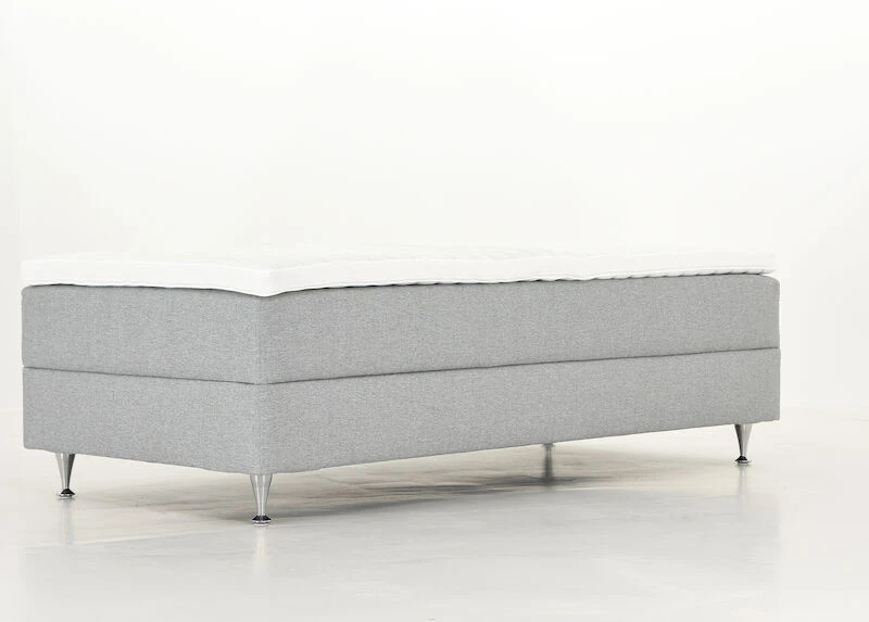 Unia Kulta Moottorisänkypaketti 80x200 XL HR35, Shampanja Jaloilla, V.harmaa Fam - Image 2