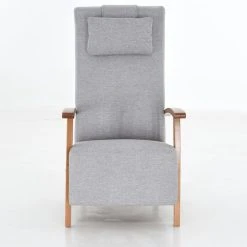 Veke Aina Nojatuoli Vaaleanharmaa Grass 86, Tammen Väriset Koivu Käsinojat -Veke Myymälä Veke Aina nojatuoli vaaleanharmaa Grass 86 tammi kasinojat 0 1