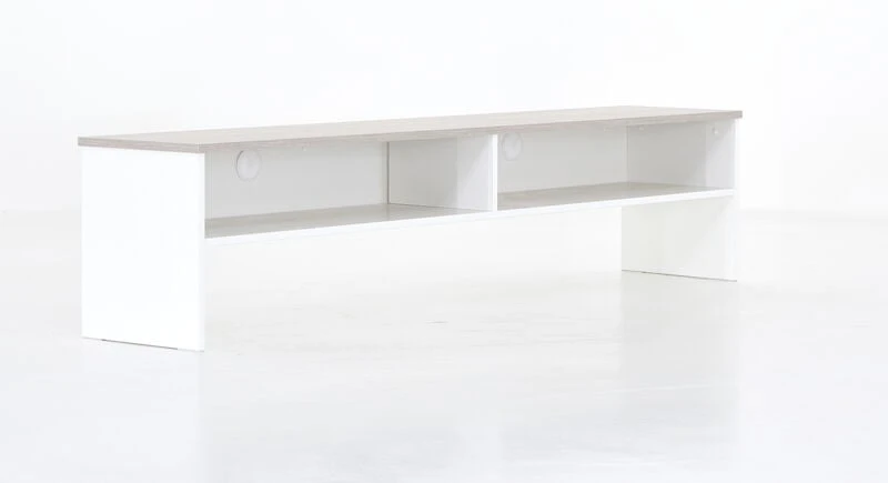 Veke Alava Tv-taso 175 Cm Valkoinen/hopea Jalava 7 Veke Alava Tv-taso 175 Cm Valkoinen/hopea Jalava - Image 5