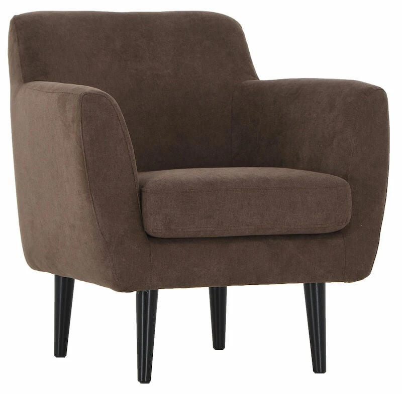 Veke Apila Nojatuoli Tummanruskea Soro 28 Wenge Jalat