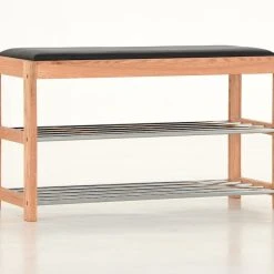 Veke Arki Eteispenkki Kenkätelineellä Tammi/musta 13 Veke Arki Eteispenkki Kenkätelineellä Tammi/musta -Veke Myymälä Veke Arki eteispenkki kenkatelineella tammi musta 1 0