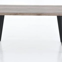 Veke Chicago Ruokapöytä 140x80 Cm Puunväri, Mustat Jalat -Veke Myymälä Veke Chicago ruokapoyta 140x80 cm puunvari mustat jalat 0 1