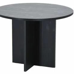 Veke Havu Pyöreä Ruokapöytä Ø100 Cm Puuvalmis -Veke Myymälä Veke Havu pyorea ruokapoyta O100 cm hiili 3 1