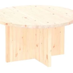 Veke Havu Pyöreä Sohvapöytä Ø80 Cm Puuvalmis -Veke Myymälä Veke Havu sohvapoyta O80 cm puuvalmis 7