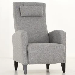 Veke Henrik Nojatuoli Vaaleanharmaa Surprise 25T6 Wenge Jalat -Veke Myymälä Veke Henrik nojatuoli vaaleanharmaa Surprise 25T6 wenge jalat 1 0