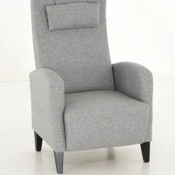 Veke Henrik Nojatuoli Vaaleanharmaa Surprise 25T6 Wenge Jalat -Veke Myymälä Veke Henrik nojatuoli vaaleanharmaa Surprise 25T6 wenge jalat 1 1