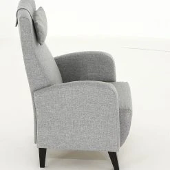 Veke Henrik Nojatuoli Vaaleanharmaa Surprise 25T6 Wenge Jalat