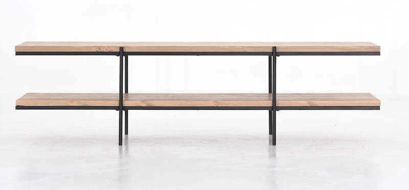 Veke Hilja Tv-taso Antiikkipetsattu/musta 6 Veke Hilja Tv-taso Antiikkipetsattu/musta - Image 4