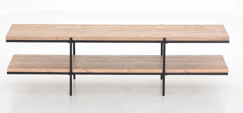 Veke Hilja Tv-taso Antiikkipetsattu/musta 7 Veke Hilja Tv-taso Antiikkipetsattu/musta - Image 5