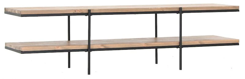 Veke Hilja Tv-taso Antiikkipetsattu/musta 3 Veke Hilja Tv-taso Antiikkipetsattu/musta