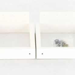 Veke Honka Lankkupenkin Metallijalat Valkoinen -Veke Myymälä Veke Honka lankkupenkin metallijalat valkoinen 0 2